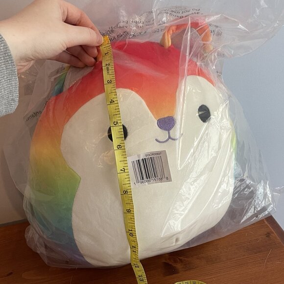 Squishmallows Heath Rainbow Husky Puppy Dog 12" Plush - Picture 5 of 8